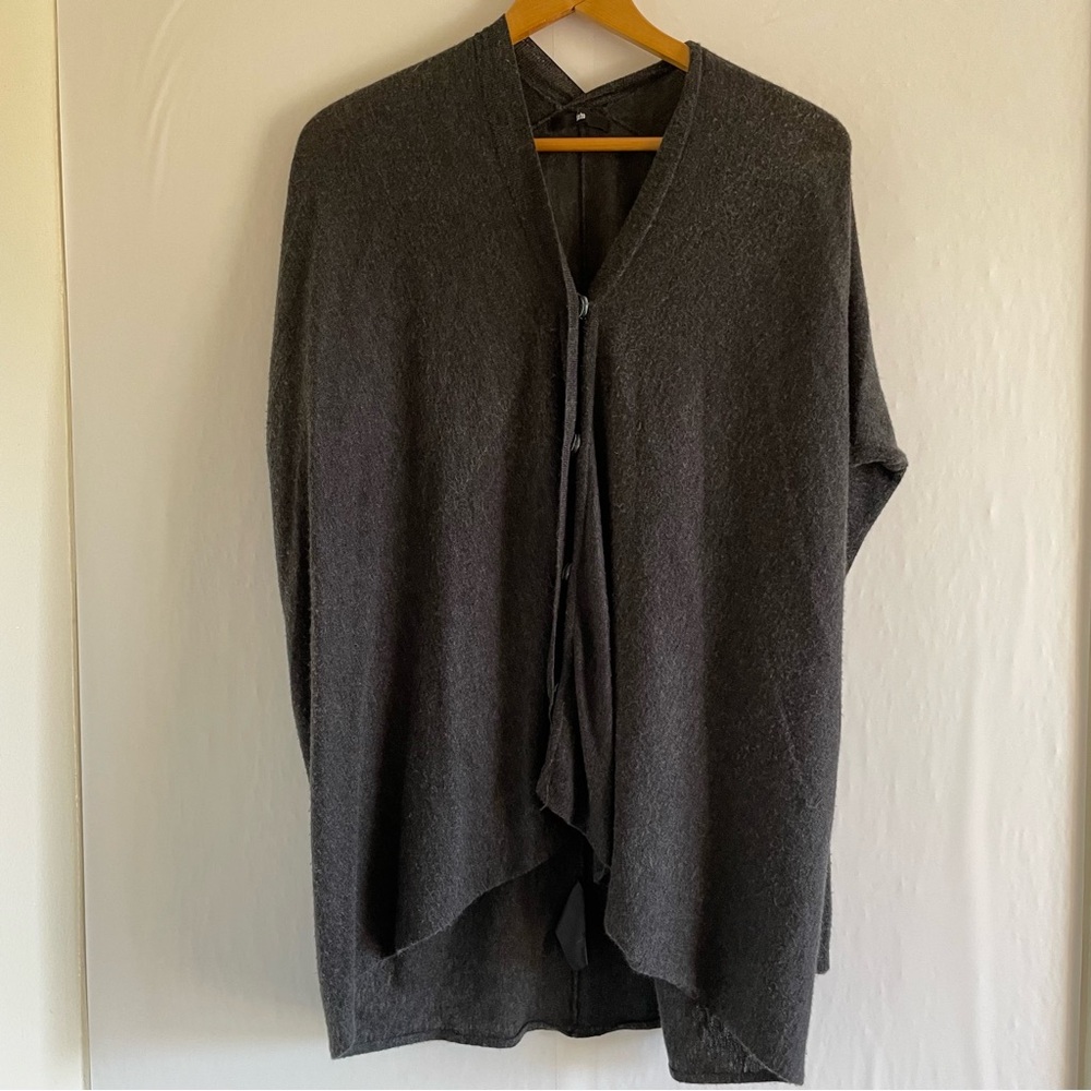 Jarbo Gray Long Sleeve Button Down Cardigan Size 38 EU